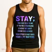 Suicide Prevention Awareness Stay Your Life Matters Tank Top thumb 3