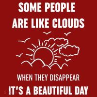 Some People Are Like Clouds Aesthetic Grunge Edgy Sarcastic Introvert Long Sleeve Shirt thumb 2