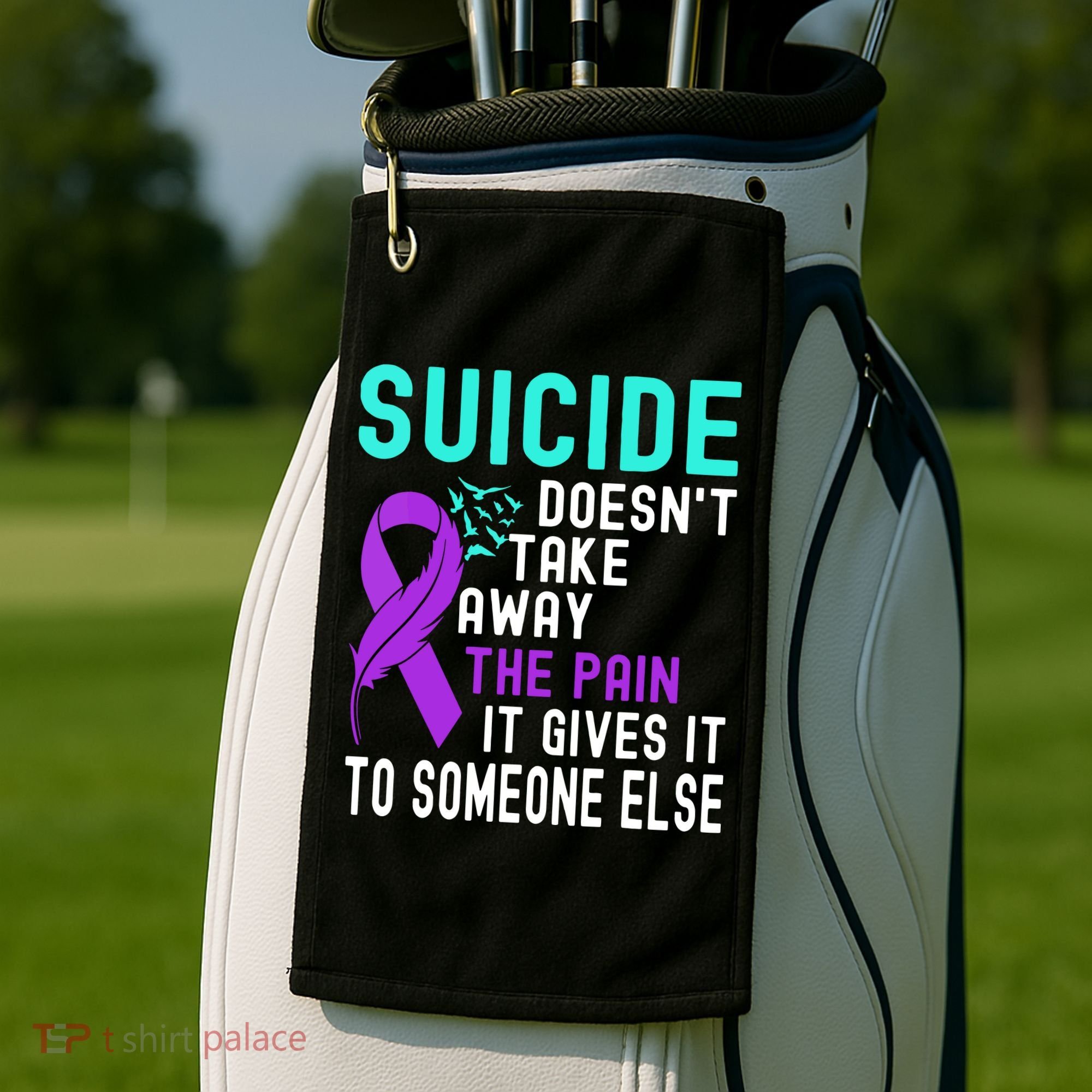 Suicide Prevention Awareness Golf Towel