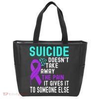 Suicide Prevention Awareness Tote Bag thumb 0