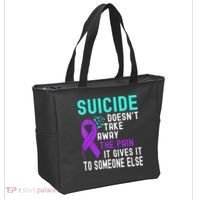 Suicide Prevention Awareness Tote Bag thumb 2
