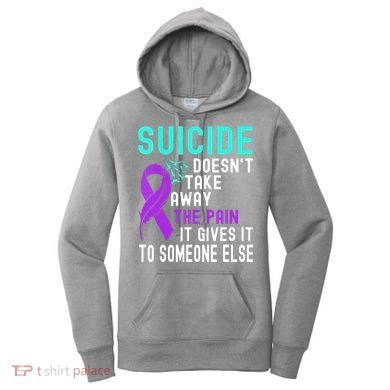 Suicide Prevention Awareness Women's Hoodie