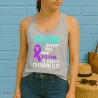 Suicide Prevention Awareness Women's Tank Top thumb 2