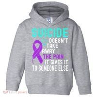Suicide Prevention Awareness Toddler Hoodie thumb 0