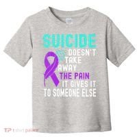 Suicide Prevention Awareness Toddler T-Shirt thumb 0