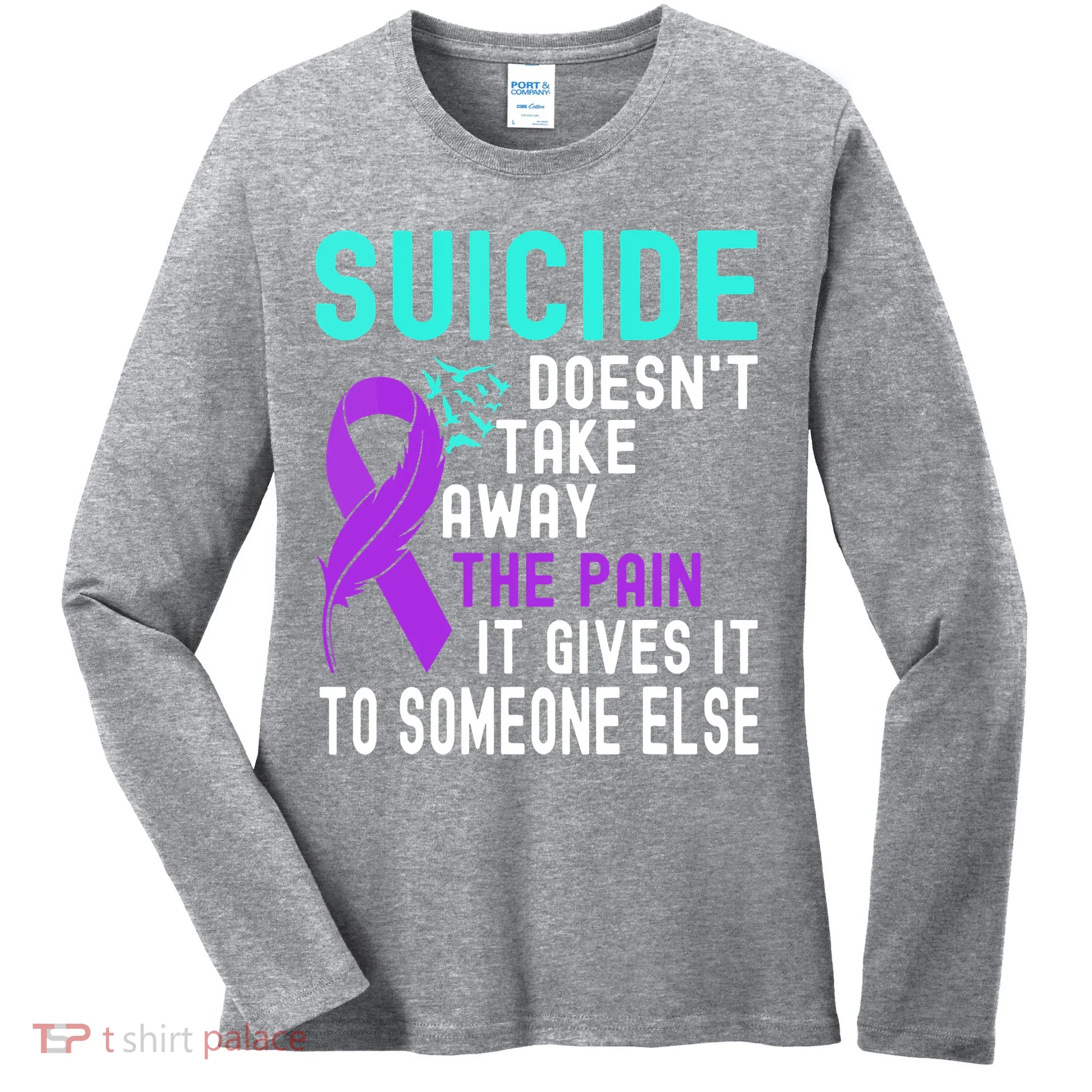 Suicide Prevention Awareness Women's Long Sleeve Shirt