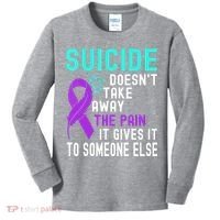 Suicide Prevention Awareness Kids Long Sleeve Shirt thumb 0