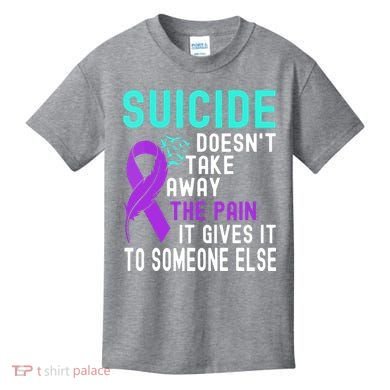 Suicide Prevention Awareness Kids T-Shirt
