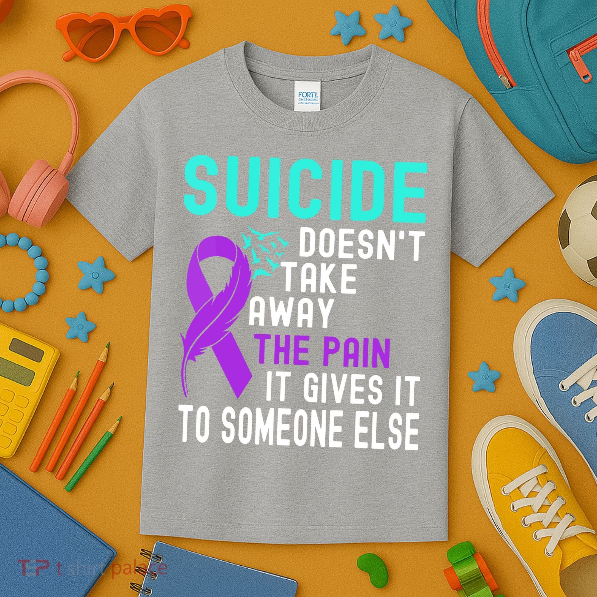 Suicide Prevention Awareness Kids T-Shirt