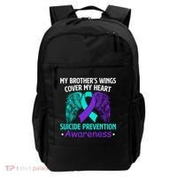 Suicide Prevention Awareness My Brother's Cover My Heart Backpack thumb 0
