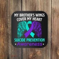 Suicide Prevention Awareness My Brother's Cover My Heart Coaster thumb 0