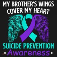 Suicide Prevention Awareness My Brother's Cover My Heart Mousepad thumb 1