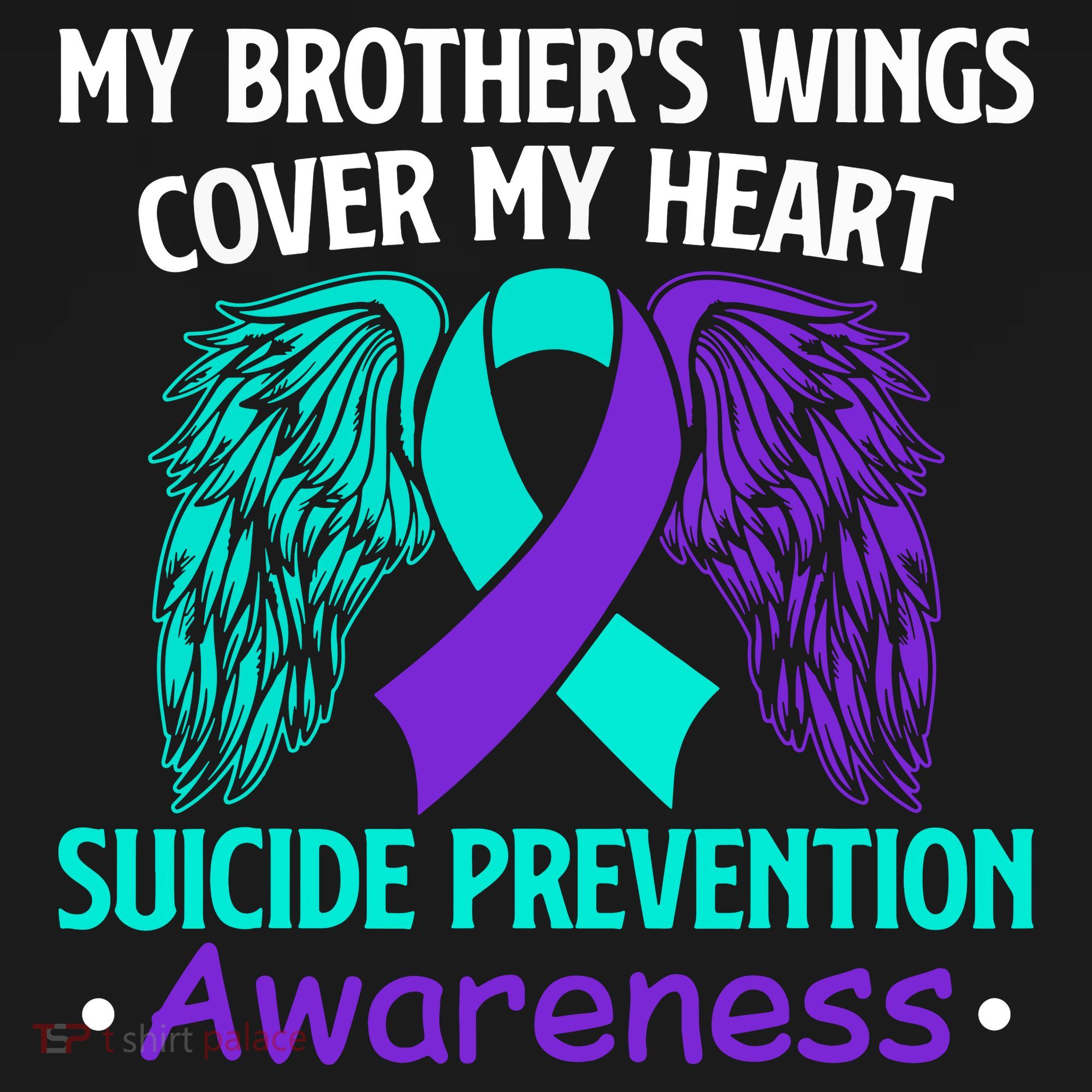 Suicide Prevention Awareness My Brother's Cover My Heart Mousepad