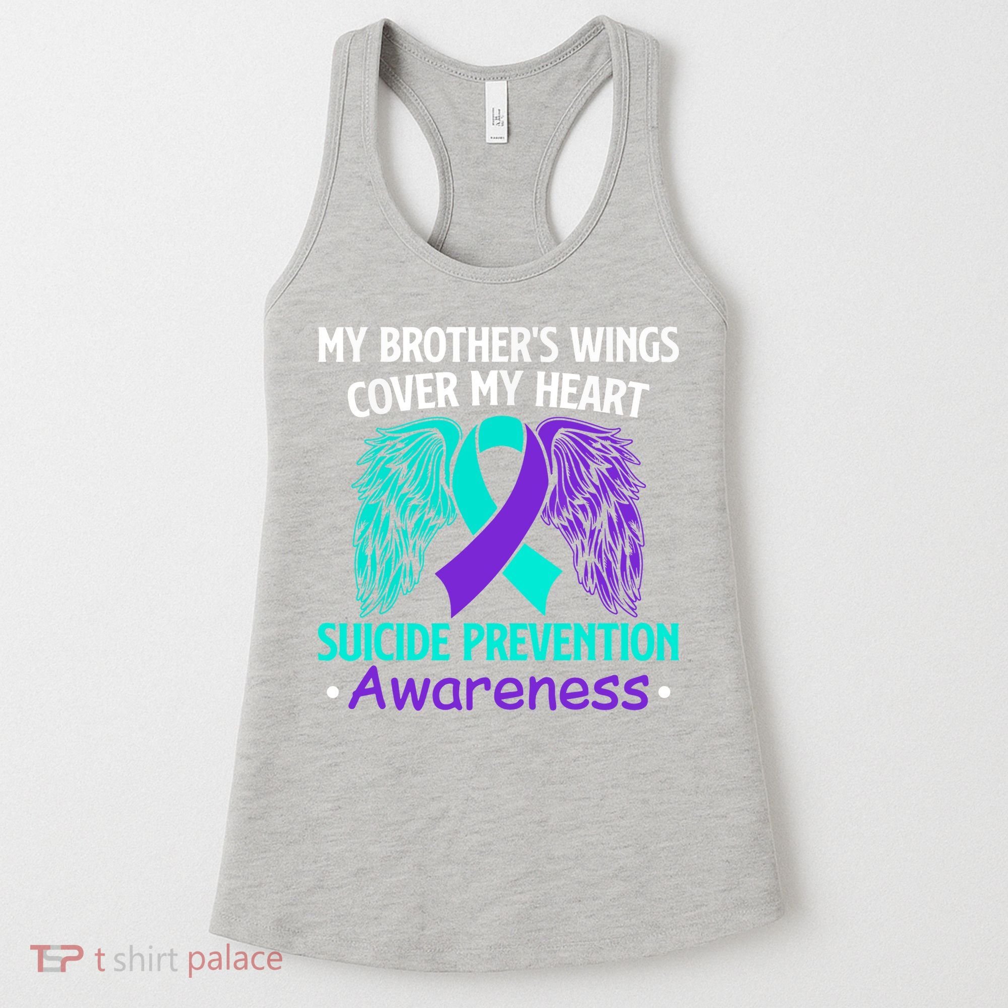 Suicide Prevention Awareness My Brother's Cover My Heart Women's Tank Top