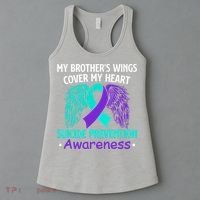 Suicide Prevention Awareness My Brother's Cover My Heart Women's Tank Top thumb 3