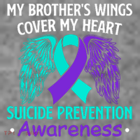 Suicide Prevention Awareness My Brother's Cover My Heart Women's Tank Top thumb 5
