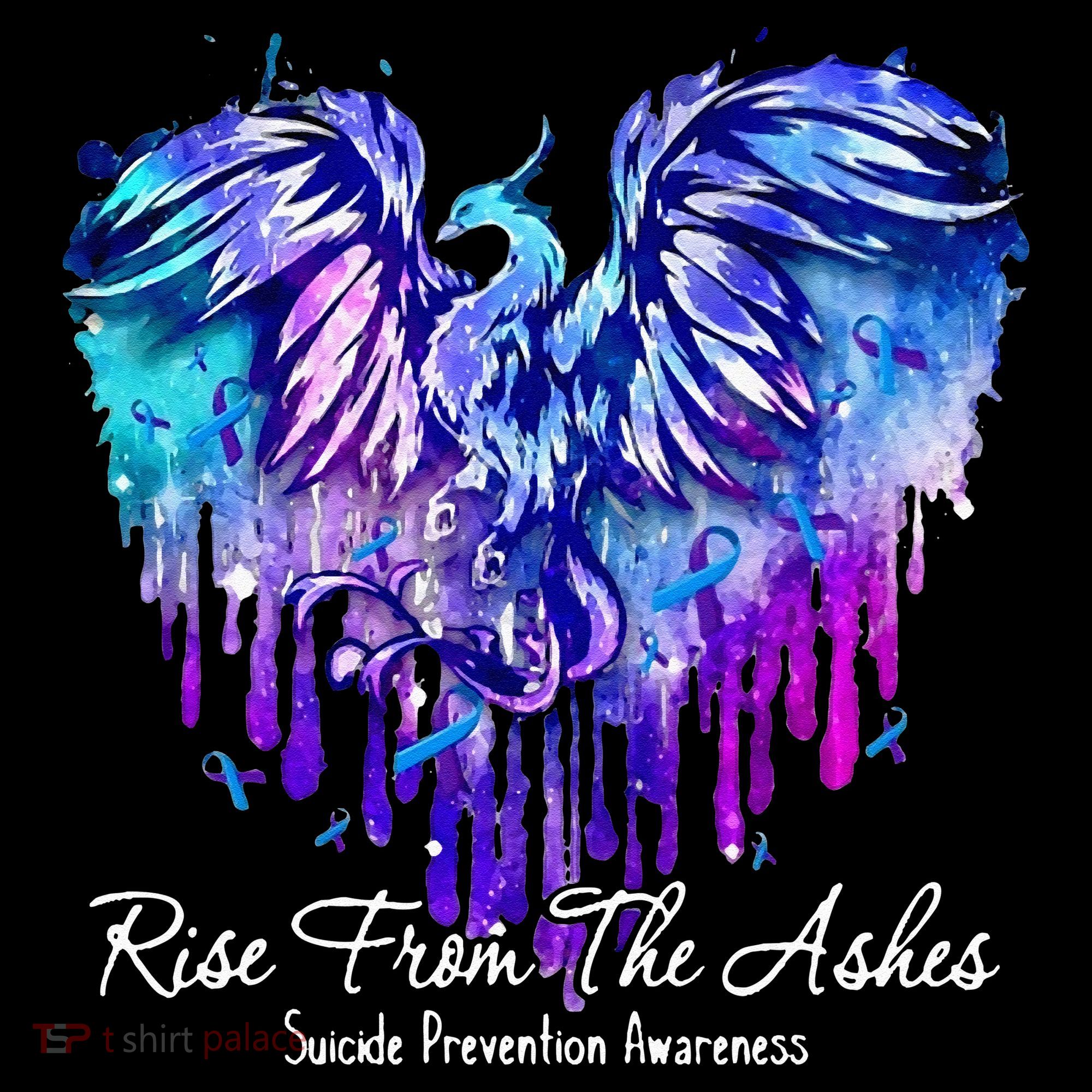 Suicide Prevention Awareness Rise From Phoenix The Ashes Sweatshirt