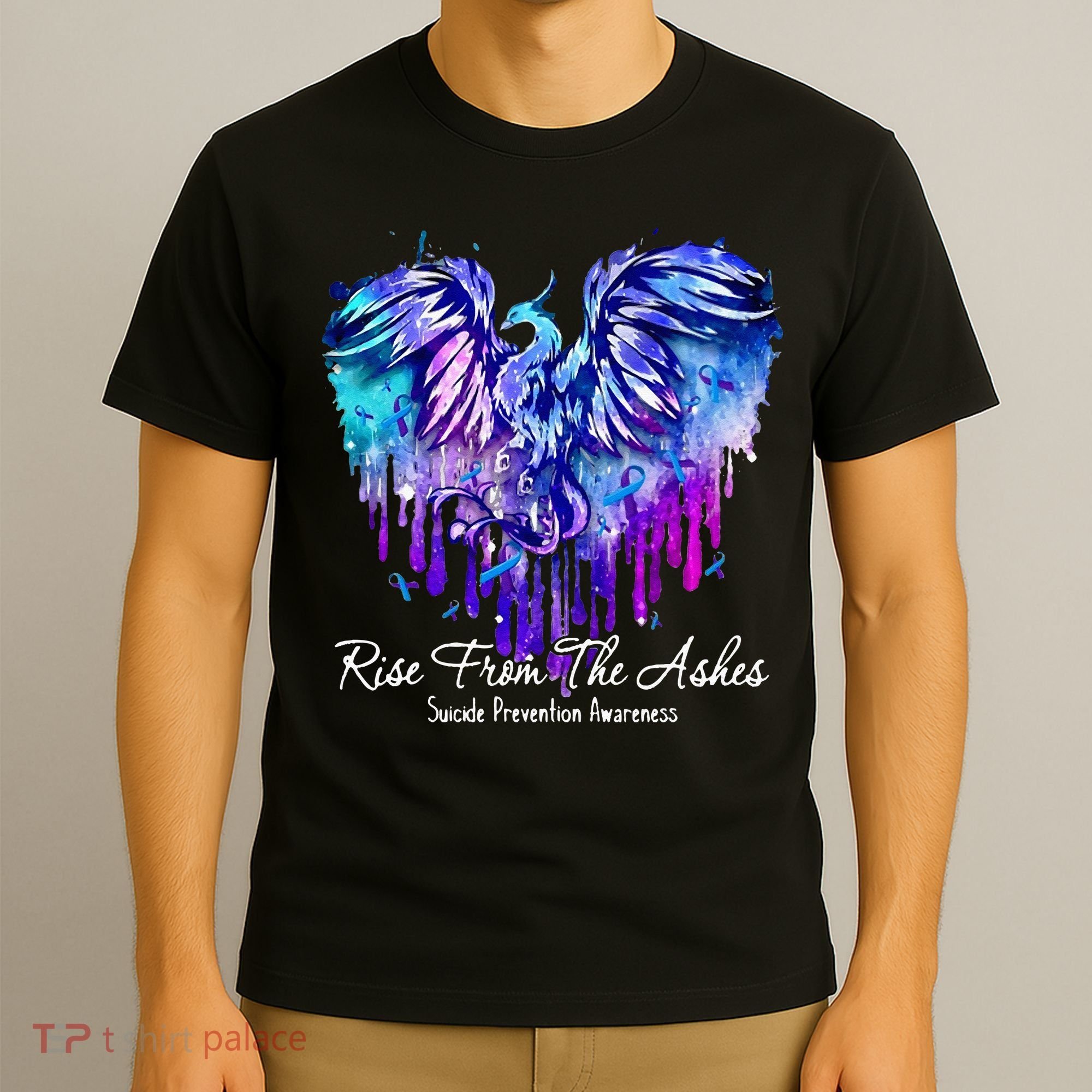 Suicide Prevention Awareness Rise From Phoenix The Ashes T-Shirt