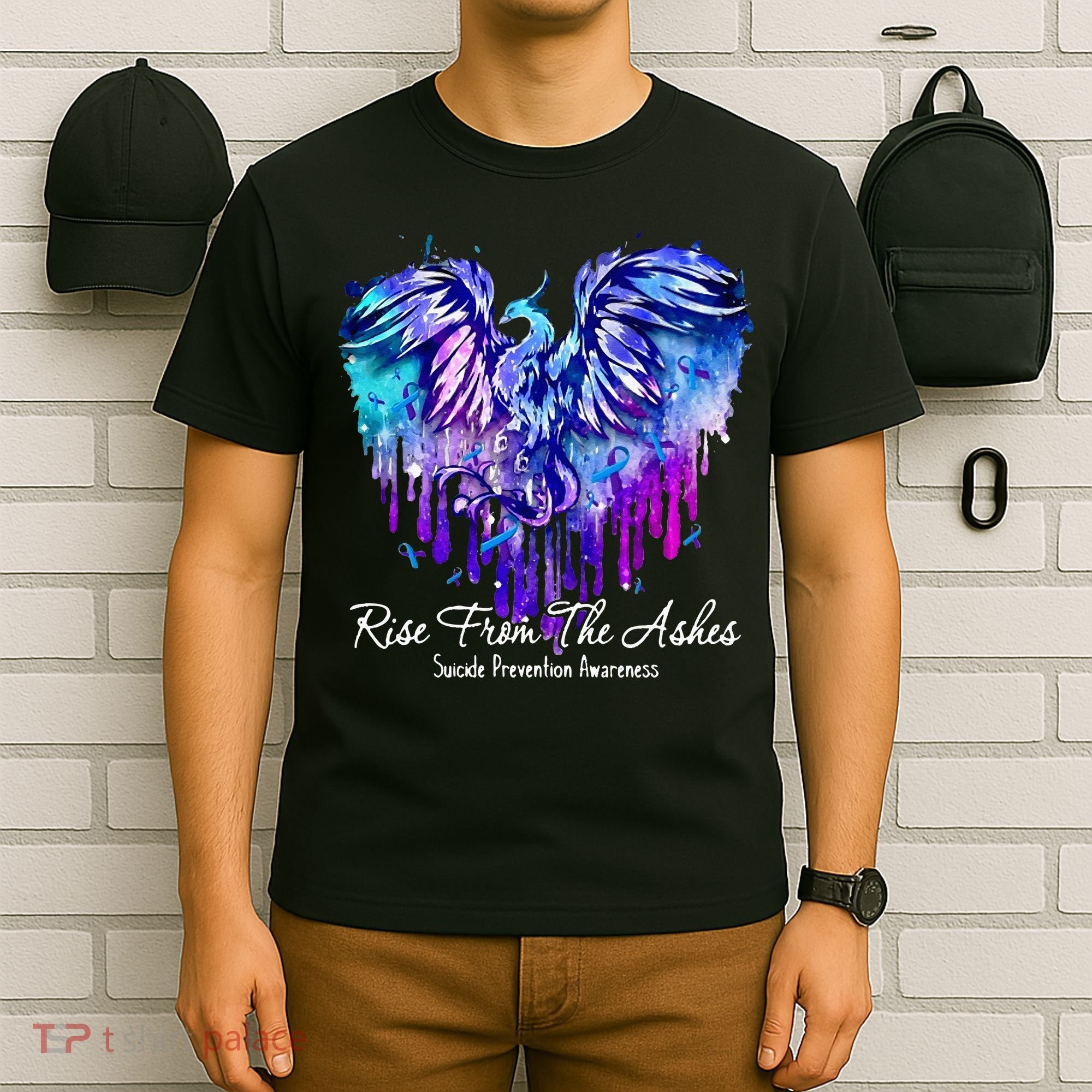 Suicide Prevention Awareness Rise From Phoenix The Ashes T-Shirt