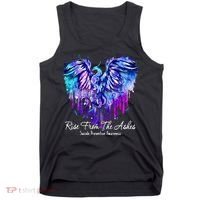 Suicide Prevention Awareness Rise From Phoenix The Ashes Tank Top thumb 0