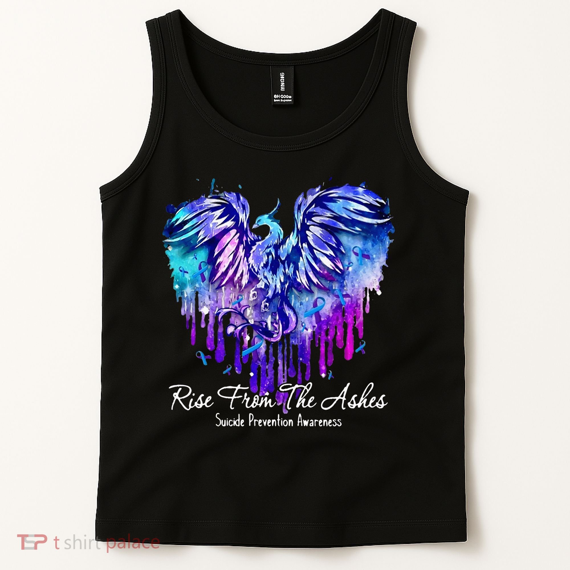 Suicide Prevention Awareness Rise From Phoenix The Ashes Tank Top
