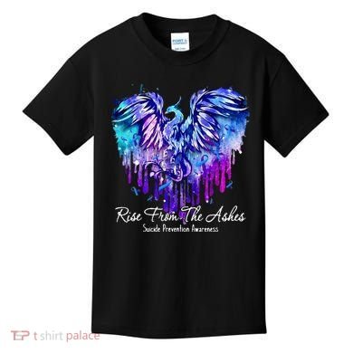 Suicide Prevention Awareness Rise From Phoenix The Ashes Kids T-Shirt