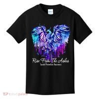 Suicide Prevention Awareness Rise From Phoenix The Ashes Kids T-Shirt thumb 0
