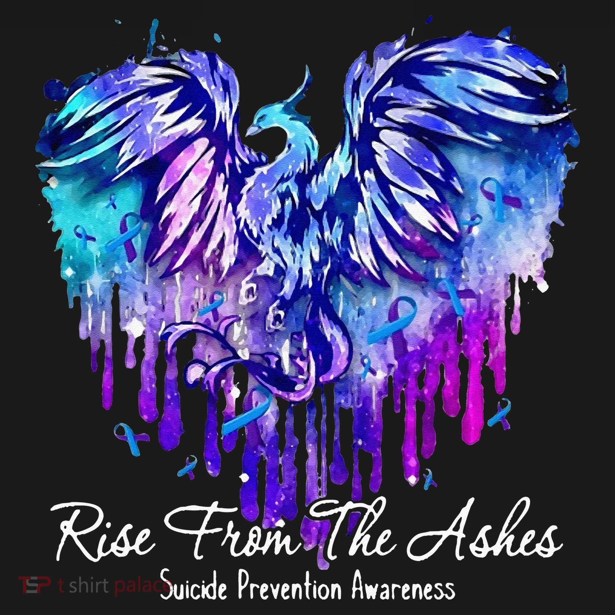Suicide Prevention Awareness Rise From Phoenix The Ashes Kids T-Shirt