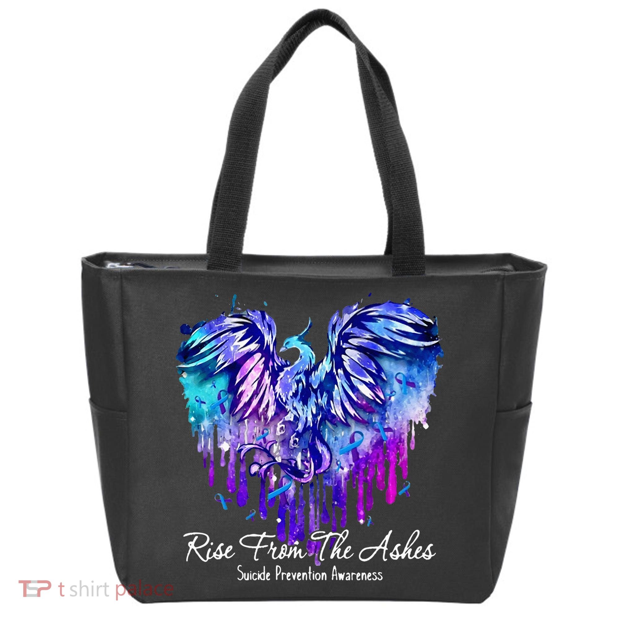 Suicide Prevention Awareness Rise From Phoenix The Ashes Tote Bag