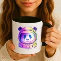 Space Astro Panda Coffee Mug thumb 3