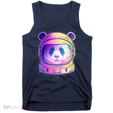Space Astro Panda Tank Top