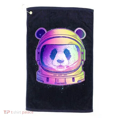Space Astro Panda Golf Towel