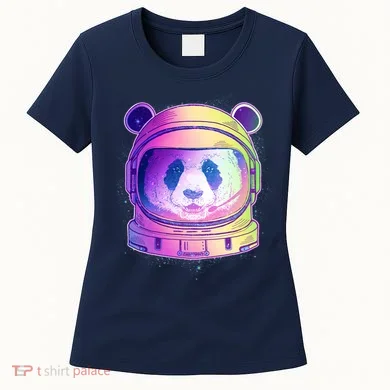 Space Astro Panda Women's T-Shirt