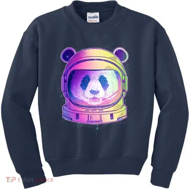 Space Astro Panda Kids Sweatshirt