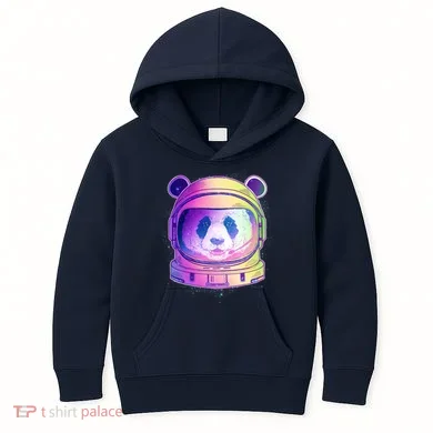 Space Astro Panda Kids Hoodie