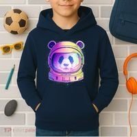 Space Astro Panda Kids Hoodie thumb 2