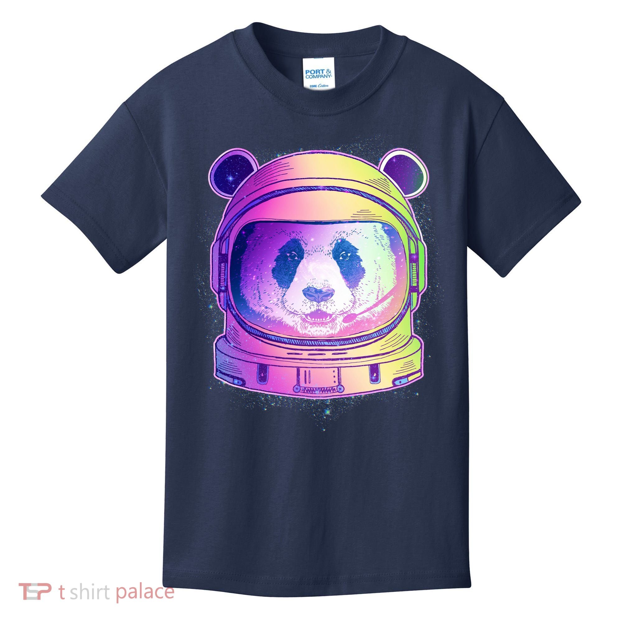 Space Astro Panda Kids T-Shirt