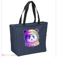 Space Astro Panda Tote Bag thumb 2
