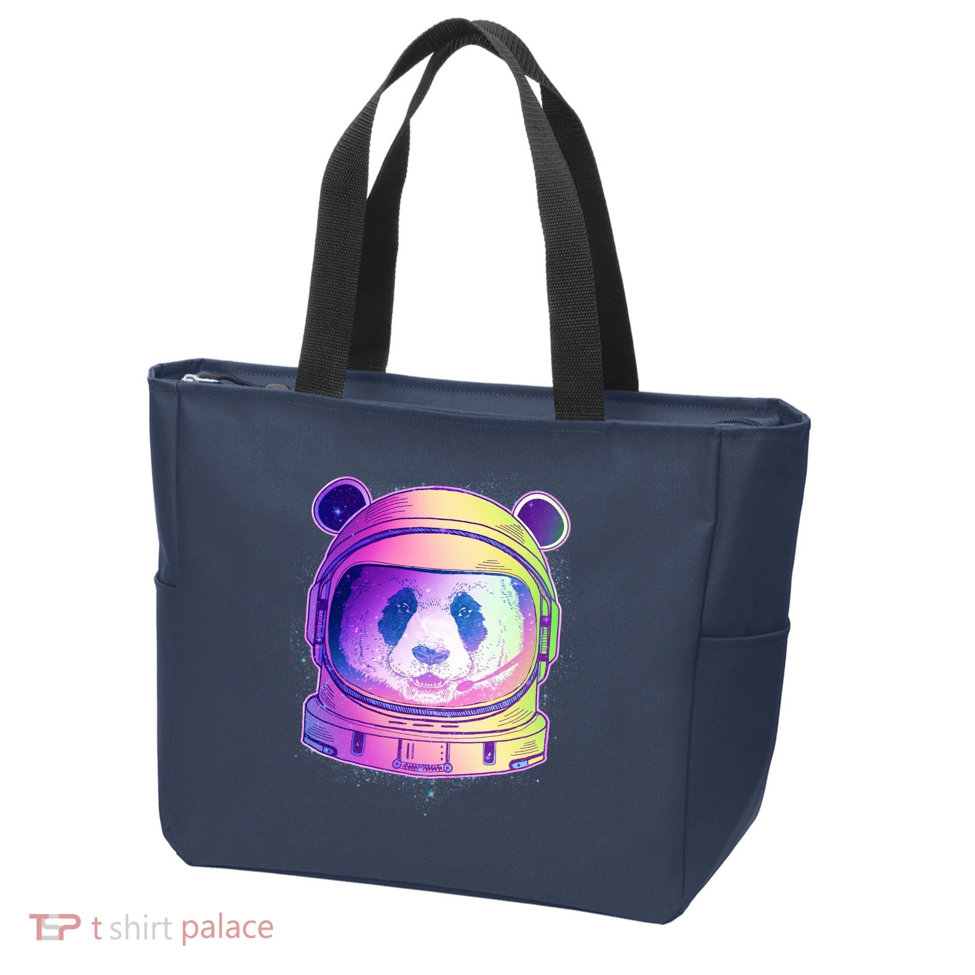 Space Astro Panda Tote Bag