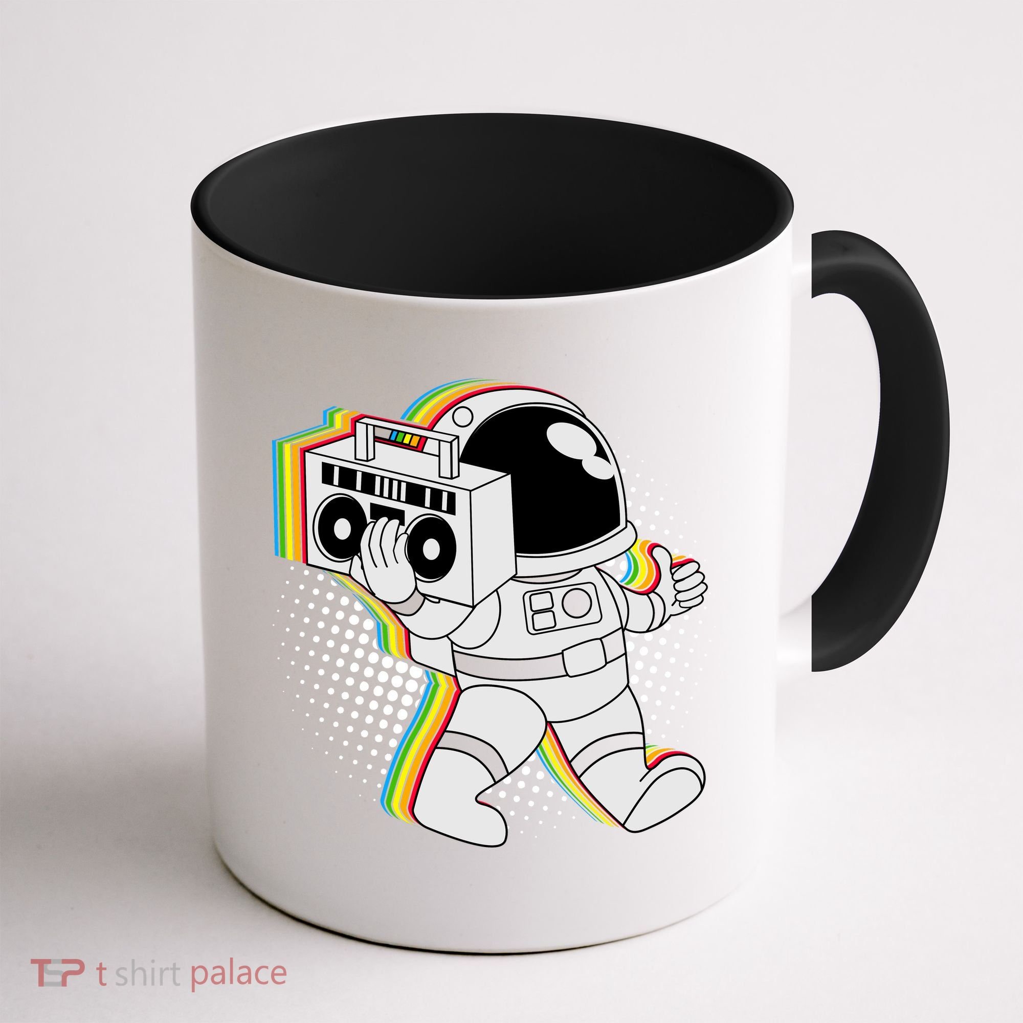 Space Astronaut Boombox Coffee Mug