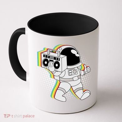 Space Astronaut Boombox Coffee Mug