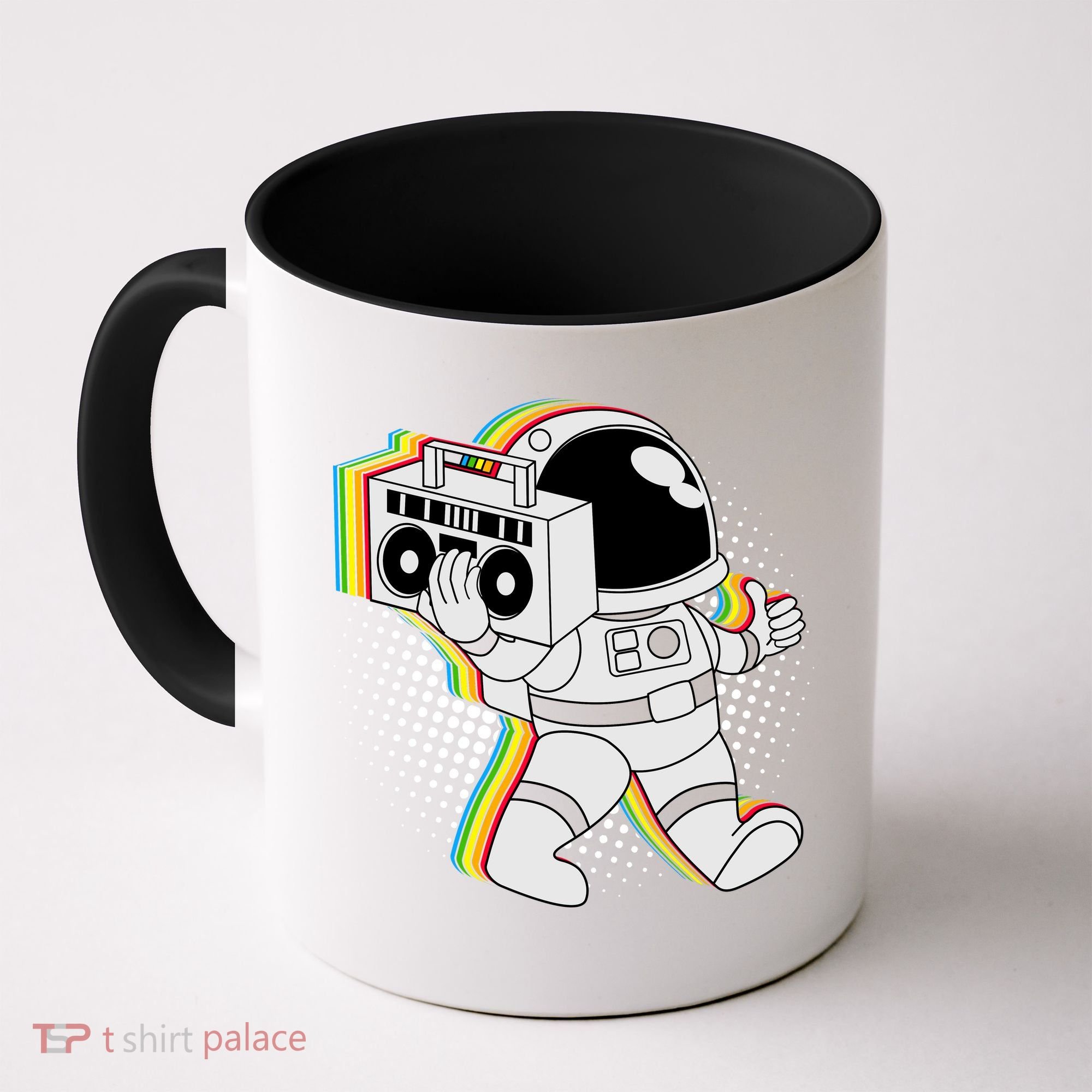 Space Astronaut Boombox Coffee Mug