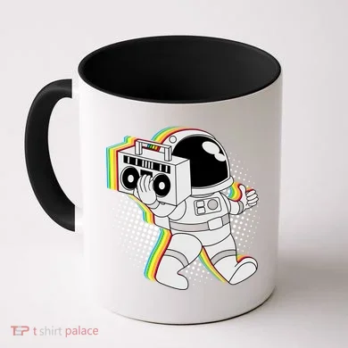 Space Astronaut Boombox Coffee Mug
