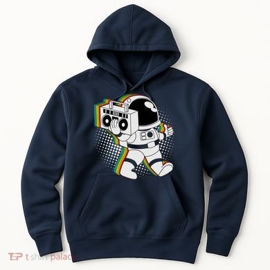 Space Astronaut Boombox Hoodie