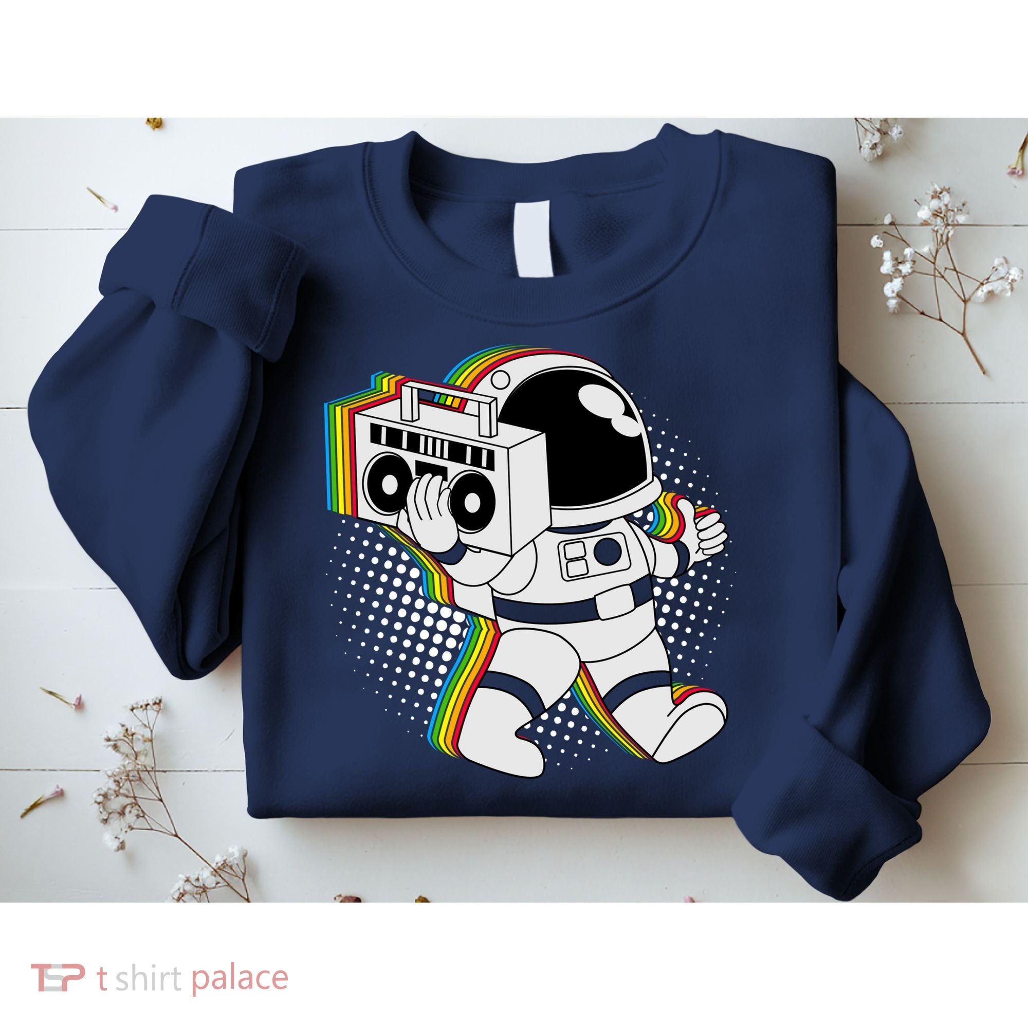 Space Astronaut Boombox Sweatshirt