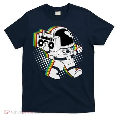 Space Astronaut Boombox T-Shirt