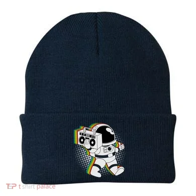 Space Astronaut Boombox Beanie