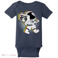 Space Astronaut Boombox Baby Bodysuit thumb 0