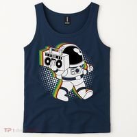 Space Astronaut Boombox Tank Top thumb 2