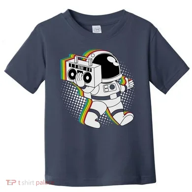 Space Astronaut Boombox Toddler T-Shirt